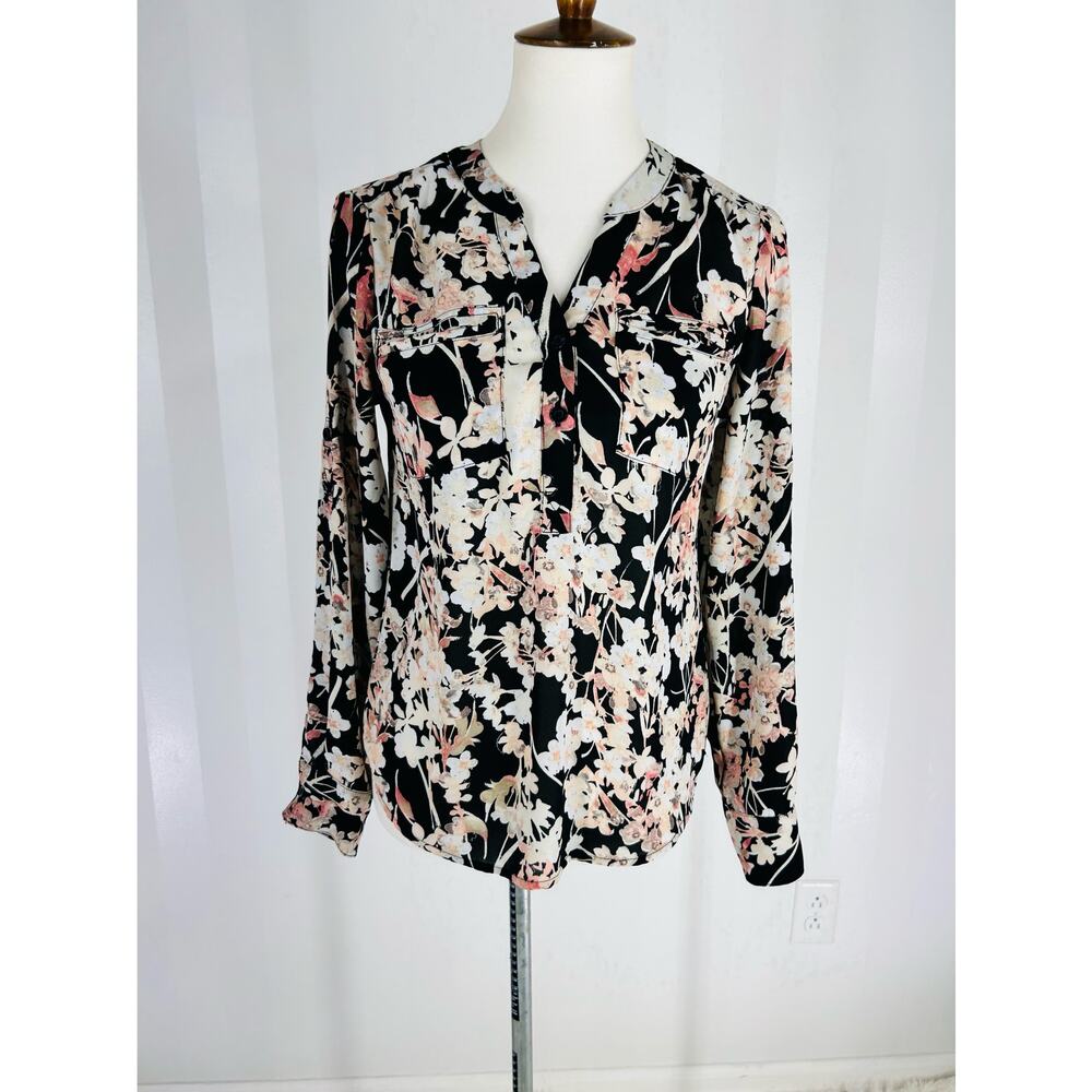 NEW YORK & CO Women’s Floral Print Blouse Sz XS